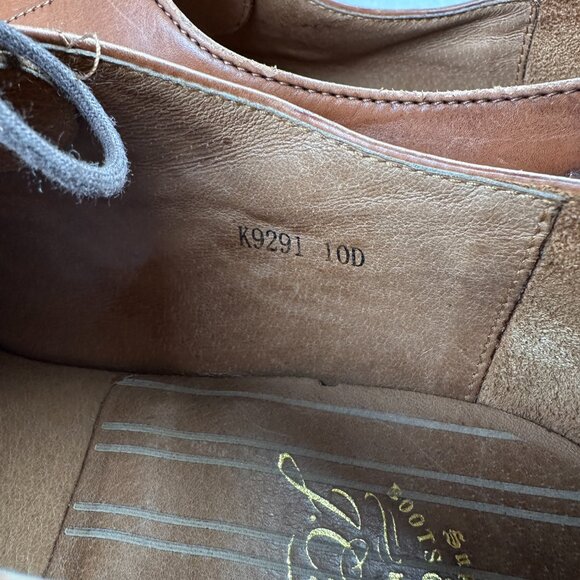 J CREW Superior Oar Stripe Shortwing Derby Brogue Shoes Preppy Leather Italy 10D main image 11
